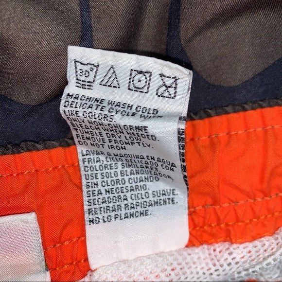 Bathing Suit Khaki Tribal Cobra Snake Pattern Swim Trunks Pool Beach Water Short - Picture 7 of 11